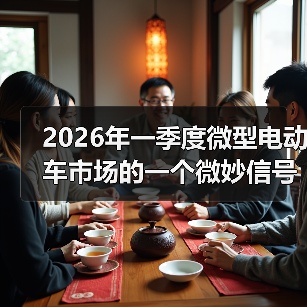 2026年一季度微型电动车市场的一个微妙