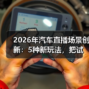 2026年汽车直播场景创新:5种新玩法,把试驾间搬进你的手机(图2) 2026年汽车直播场景创新:5种新玩法,把试驾间搬进你的手机(图2)