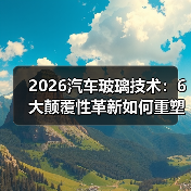 2026汽车玻璃技术:6大颠覆性革新如何重塑驾驶体验?(图3) 2026汽车玻璃技术:6大颠覆性革新如何重塑驾驶体验?(图3)