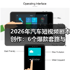 2026年汽车短视频剧本创作：6个爆款套路与实操清单（亲测有效）(图4)