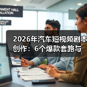 2026年汽车短视频剧本创作：6个爆款套