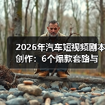 2026年汽车短视频剧本创作：6个爆款套路与实操清单（亲测有效）(图2)
