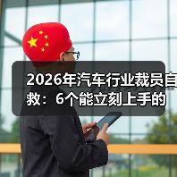 2026年汽车行业裁员自救：6个能立刻上手的逆袭打法（含真实案例与数据表）(图2)