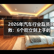 2026年汽车行业裁员自救：6个能立刻上手的逆袭打法（含真实案例与数据表）(图4)