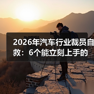 2026年汽车行业裁员自救：6个能立刻上