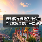 新能源车保险为什么贵？2026年我用一次
