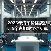 2026年汽车价格战影响：5个真相决定你买车是赚还是亏(图2)