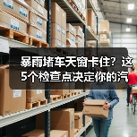 暴雨堵车天窗卡住?这5个检查点决定你的汽车安全(图2) 暴雨堵车天窗卡住?这5个检查点决定你的汽车安全(图2)