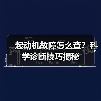 起动机故障怎么查？科学诊断技巧揭秘(图2)