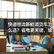 快递物流新能源货车怎么选？省电更关键，续航不等于省钱(图3)