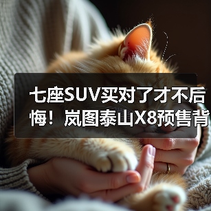七座SUV买对了才不后悔!岚图泰山X8预售背后的实用真相(图3) 七座SUV买对了才不后悔!岚图泰山X8预售背后的实用真相(图3)