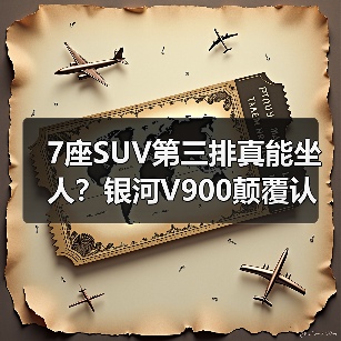7座SUV第三排真能坐人?银河V900颠覆认知(图2) 7座SUV第三排真能坐人?银河V900颠覆认知(图2)