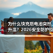 为什么快充后电池突然升温?2026安全防护技术揭秘(图2) 为什么快充后电池突然升温?2026安全防护技术揭秘(图2)