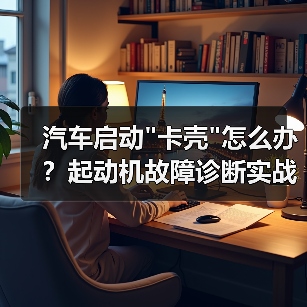 汽车启动 汽车启动卡壳怎么办?起动机故障诊断实战攻略(图4)