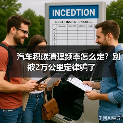 汽车积碳清理频率怎么定？别被2万公里定律骗了(图1)