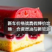 新车价格战真假降价攻略：合资燃油与新能源谁在放血？(图2)