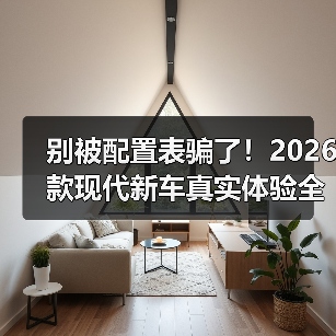 别被配置表骗了！2026款现代新车真实体验全解析(图4)