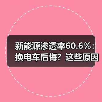 新能源渗透率60.6%：换电车后悔？这些原因你必须知道(图2)