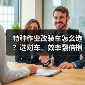 特种作业改装车怎么选？选对车，效率翻倍指