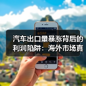 汽车出口量暴涨背后的利润陷阱：海外市场真得靠“卷”？(图2)