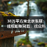 38万平方米北京车展：规模膨胀背后，观众热度为何不升？(图2)