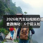2026年汽车短视频拍摄套路揭秘：6个镜头如何让试驾视频像真体验？(图3)
