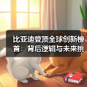 比亚迪登顶全球创新榜首：背后逻辑与未来挑战(图4)