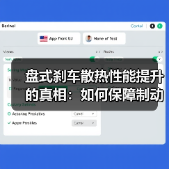 盘式刹车散热性能提升的真相:如何保障制动安全?(图4) 盘式刹车散热性能提升的真相:如何保障制动安全?(图4)