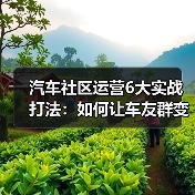 汽车社区运营6大实战打法：如何让车友群变身生意增长引擎(图3)