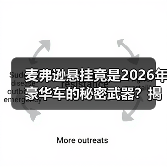 麦弗逊悬挂竟是2026年豪华车的秘密武器？揭秘优缺点与进化之路(图3)