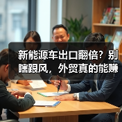 新能源车出口翻倍?别瞎跟风,外贸真的能赚吗(图4) 新能源车出口翻倍?别瞎跟风,外贸真的能赚吗(图4)