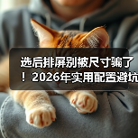 选后排屏别被尺寸骗了!2026年实用配置避坑指南(图4) 选后排屏别被尺寸骗了!2026年实用配置避坑指南(图4)
