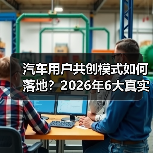 汽车用户共创模式如何落地？2026年6大