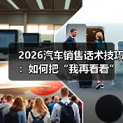 2026汽车销售话术技巧:如何把“我再看看”变成“今天订”?(图4) 2026汽车销售话术技巧:如何把“我再看看”变成“今天订”?(图4)