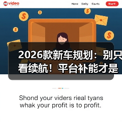 2026款新车规划:别只看续航!平台补能才是决定体验的暗线(图2) 2026款新车规划:别只看续航!平台补能才是决定体验的暗线(图2)