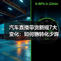 汽车直播带货新规7大变化：如何稳转化少踩
