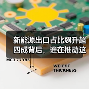 新能源出口占比飙升超四成背后，谁在推动这