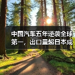 中国汽车五年逆袭全球第一,出口量超日本成真?(图4) 中国汽车五年逆袭全球第一,出口量超日本成真?(图4)