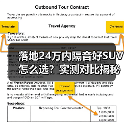 落地24万内隔音好SUV怎么选?实测对比揭秘(图3) 落地24万内隔音好SUV怎么选?实测对比揭秘(图3)