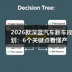 2026款深蓝汽车新车规划：6个关键点看懂产品、技术与价格走向 - 智穹界新车资讯站