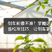 倒车影像不准?掌握这些校准技巧,让倒车更安全(图1) 倒车影像不准?掌握这些校准技巧,让倒车更安全(图1)