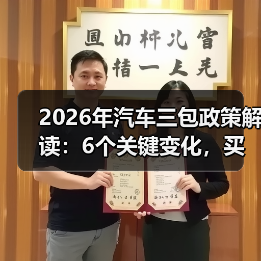 2026年汽车三包政策解读:6个关键变化,买车不再靠运气(图4) 2026年汽车三包政策解读:6个关键变化,买车不再靠运气(图4)