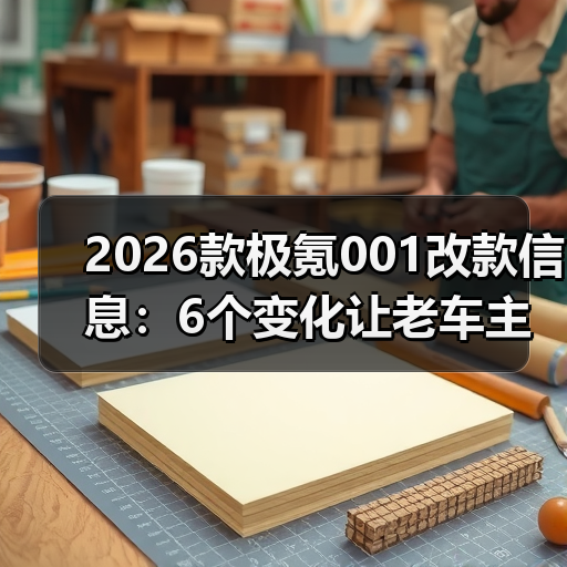 2026款极氪001改款信息:6个变化让老车主坐不住了(图3) 2026款极氪001改款信息:6个变化让老车主坐不住了(图3)