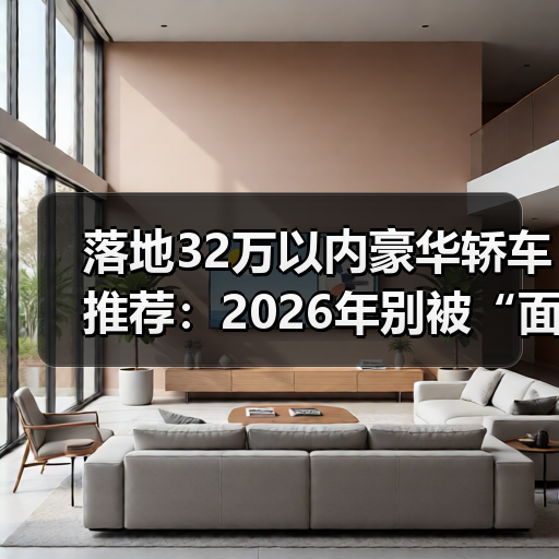 落地32万以内豪华轿车推荐:2026年别被“面子税”坑,这几台真香(图3) 落地32万以内豪华轿车推荐:2026年别被“面子税”坑,这几台真香(图3)