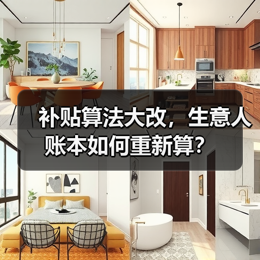 补贴算法大改,生意人账本如何重新算?(图4) 补贴算法大改,生意人账本如何重新算?(图4)