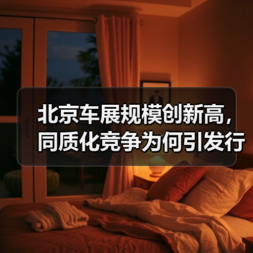 北京车展规模创新高，同质化竞争为何引发行业焦虑？ - 智穹界新车资讯站