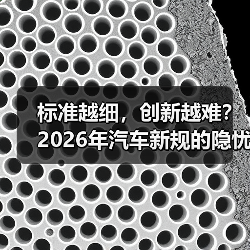 标准越细,创新越难?2026年汽车新规的隐忧(图3) 标准越细,创新越难?2026年汽车新规的隐忧(图3)