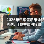 2026年汽车售后市场新机遇：5条赛道把钱赚在“看不见的地方” - 智穹界新车资讯站
