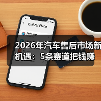 2026年汽车售后市场新机遇:5条赛道把钱赚在“看不见的地方”(图2) 2026年汽车售后市场新机遇:5条赛道把钱赚在“看不见的地方”(图2)