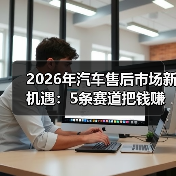 2026年汽车售后市场新机遇:5条赛道把钱赚在“看不见的地方”(图3) 2026年汽车售后市场新机遇:5条赛道把钱赚在“看不见的地方”(图3)